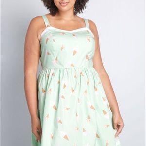 Modcloth Mint Ice Cream Dress - Sweetest Treat